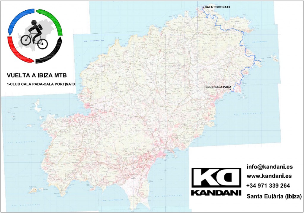 MAPA VUELTA A IBIZA 1 CALA PADA-PORTINATX