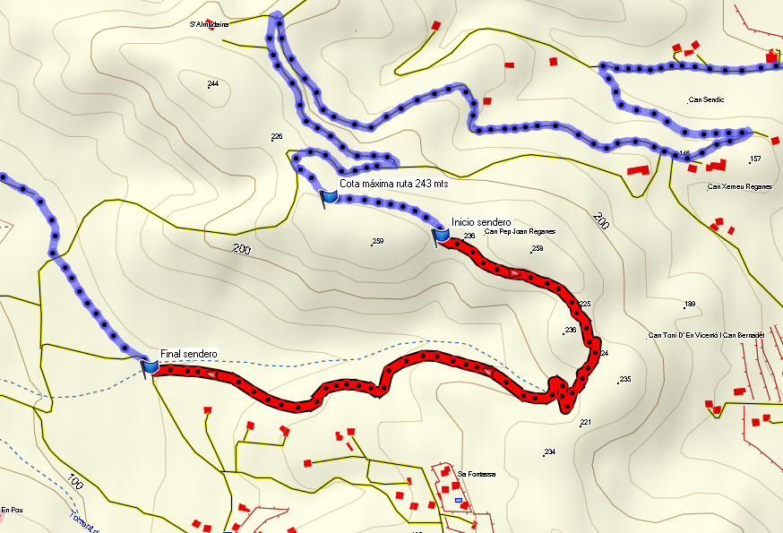 trialera ruta calas